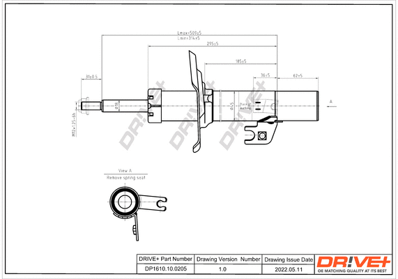 Shock Absorber (DP1610.10.0205)