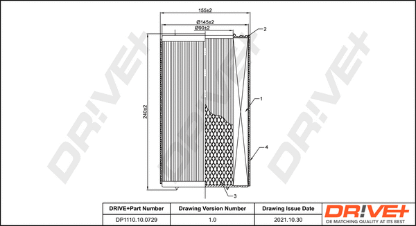 Air Filter (DP1110.10.0729)