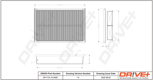 Air Filter (DP1110.10.0495)