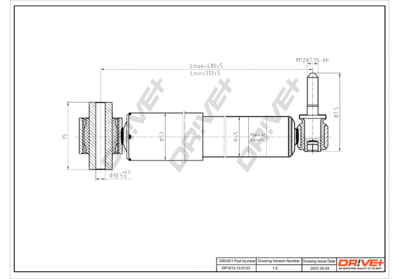 Shock Absorber (DP1610.10.0133)