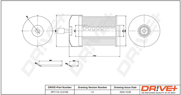 Fuel Filter (DP1110.13.0156)
