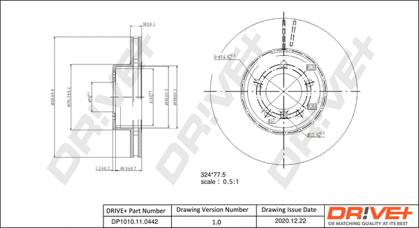 Brake Disc (DP1010.11.0442)