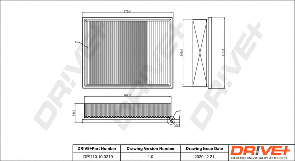 Air Filter (DP1110.10.0219)