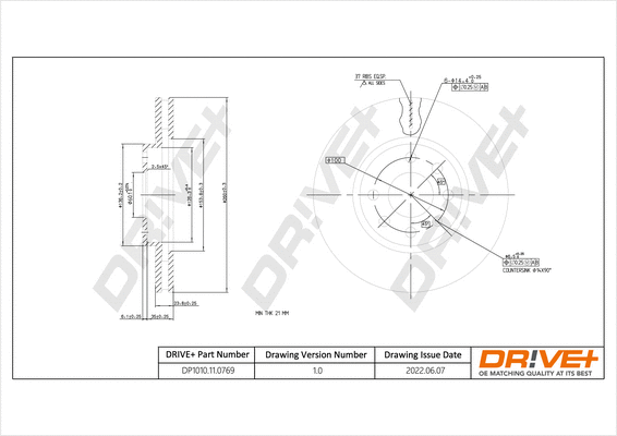 Brake Disc (DP1010.11.0769)