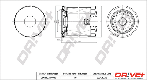 Oil Filter (DP1110.11.0090)