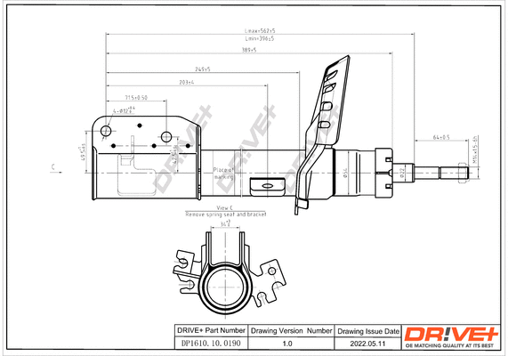 Shock Absorber (DP1610.10.0190)