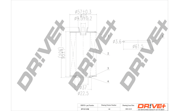 Oil Filter (DP1110.11.0158)