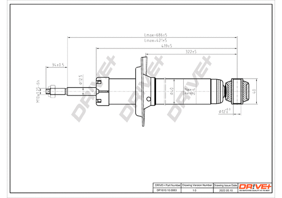 Shock Absorber (DP1610.10.0063)