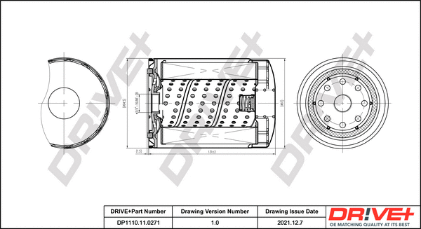 Oil Filter (DP1110.11.0271)