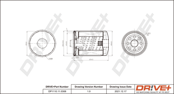 Oil Filter (DP1110.11.0308)