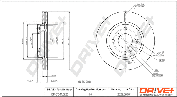 Brake Disc (DP1010.11.0620)