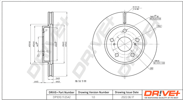 Brake Disc (DP1010.11.0542)