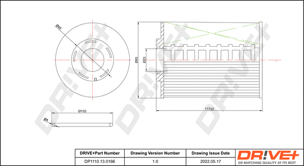 Fuel Filter (DP1110.13.0166)