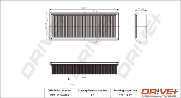 Air Filter (DP1110.10.0299)