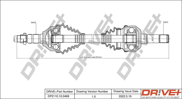 Drive Shaft (DP2110.10.0469)