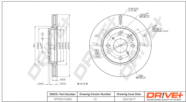 Brake Disc (DP1010.11.0465)