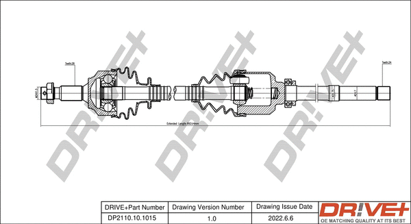 Drive Shaft (DP2110.10.1015)