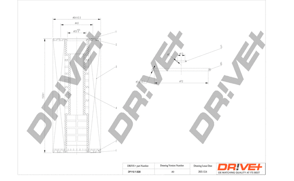Oil Filter (DP1110.11.0026)