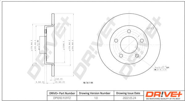 Brake Disc (DP1010.11.0172)