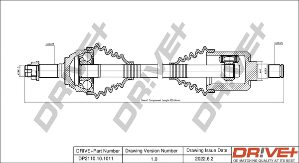 Drive Shaft (DP2110.10.1011)