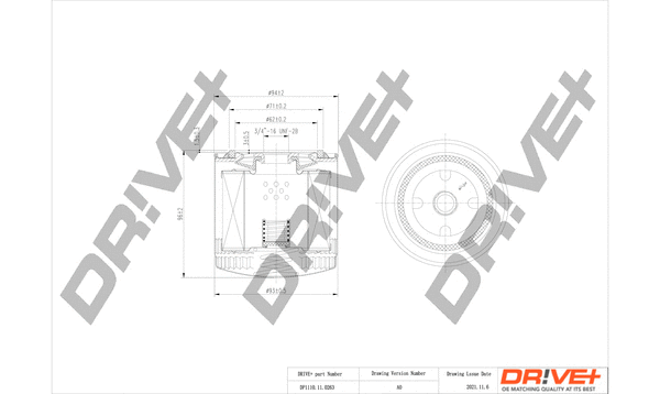 Oil Filter (DP1110.11.0263)