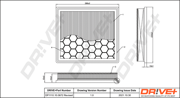 Air Filter (DP1110.10.0672)