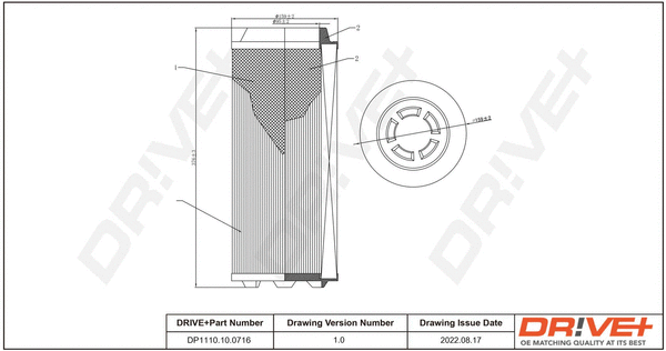 Air Filter (DP1110.10.0716)