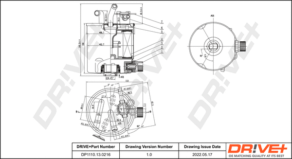 Fuel Filter (DP1110.13.0216)