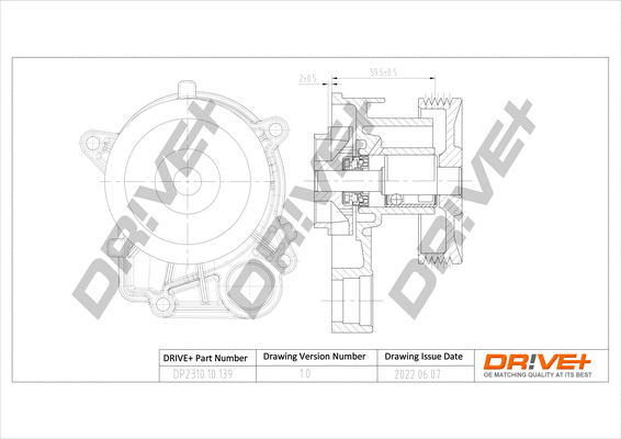 Water Pump, engine cooling (DP2310.10.139)
