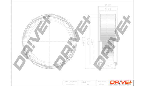 Air Filter (DP1110.10.0015)