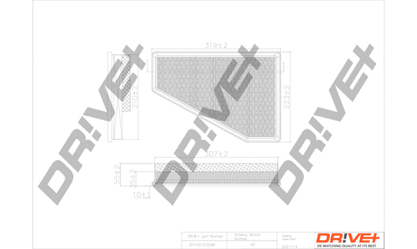 Air Filter (DP1110.10.0298)