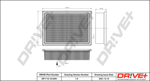 Air Filter (DP1110.10.0491)