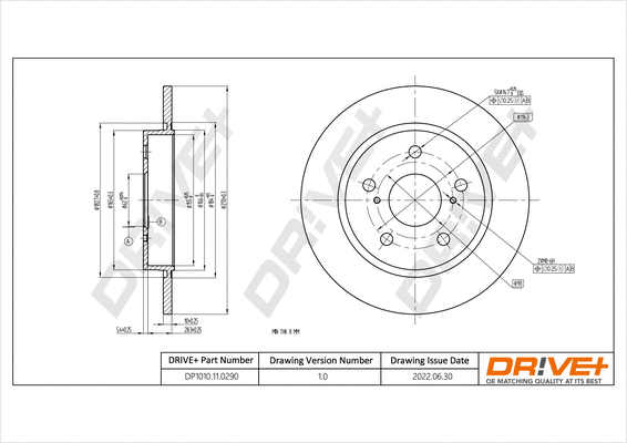 Brake Disc (DP1010.11.0290)