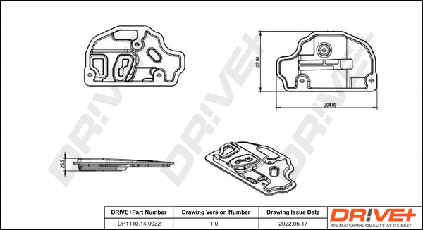Hydraulic Filter Kit, automatic transmission (DP1110.14.0032)