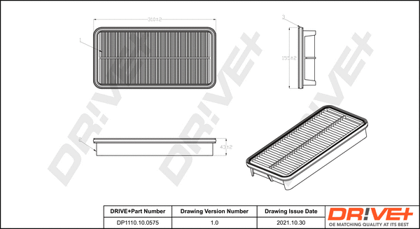 Air Filter (DP1110.10.0575)
