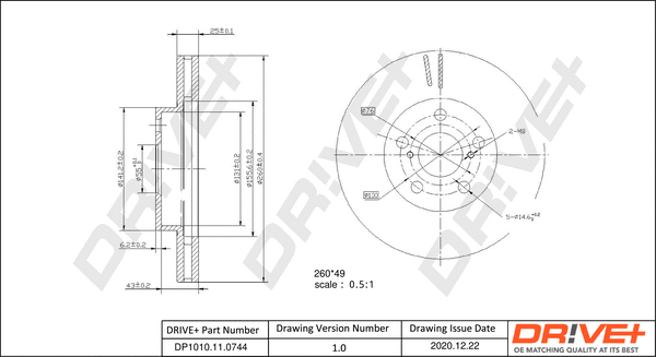 Brake Disc (DP1010.11.0744)