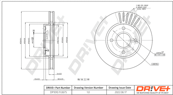 Brake Disc (DP1010.11.0675)