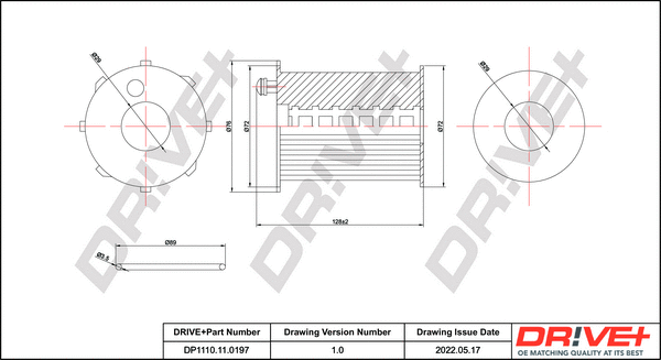 Oil Filter (DP1110.11.0197)
