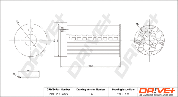 Oil Filter (DP1110.11.0343)