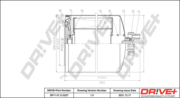 Fuel Filter (DP1110.13.0227)