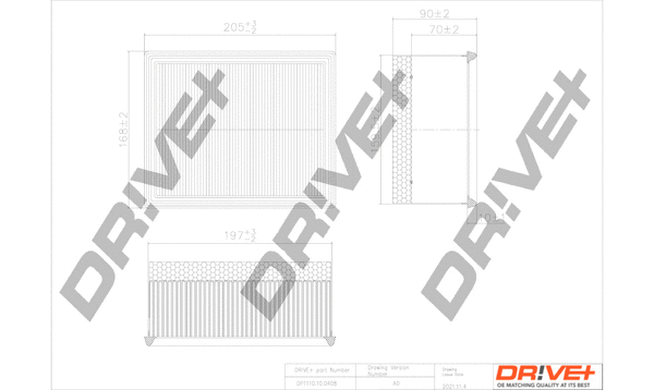 Air Filter (DP1110.10.0408)