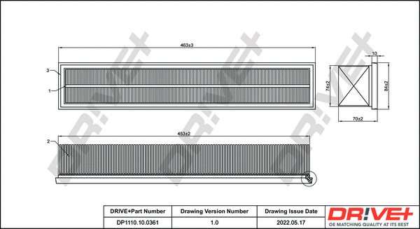 Air Filter (DP1110.10.0361)