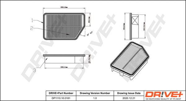 Air Filter (DP1110.10.0181)