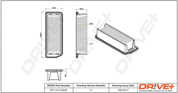 Air Filter (DP1110.10.0626)