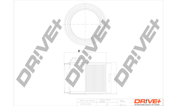 Air Filter (DP1110.10.0745)