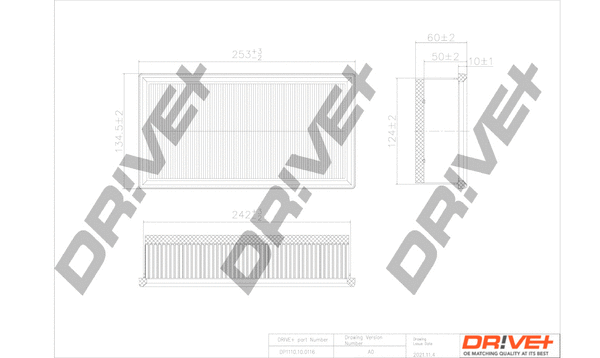 Air Filter (DP1110.10.0116)