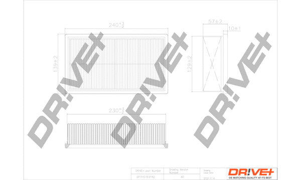 Air Filter (DP1110.10.0142)