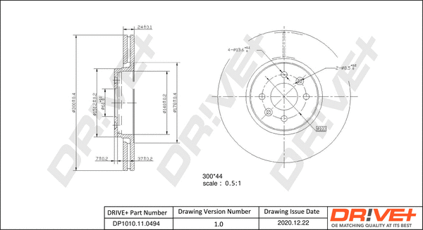 Brake Disc (DP1010.11.0494)