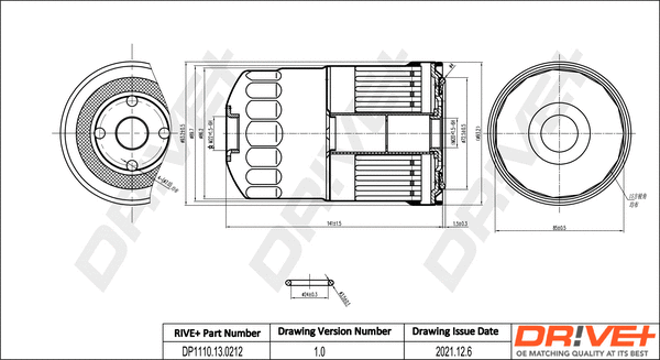 Fuel Filter (DP1110.13.0212)