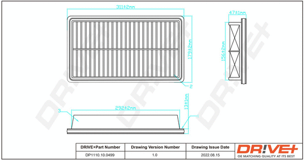 Air Filter (DP1110.10.0499)